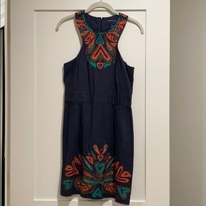 French Connection embroidered dress